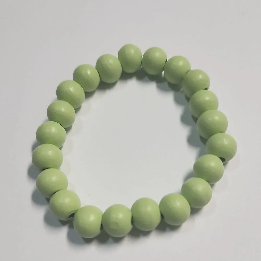 Green Beaded Bracelet